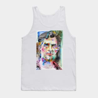 JACK KEROUAC watercolor portrait .4 Tank Top